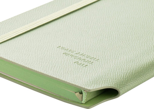 Type Center Weekly Agenda A6 2027 Green Leather 10.5x14.8cm (with Personalization)