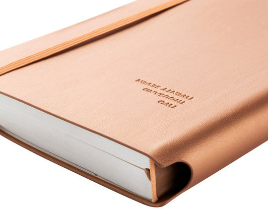 Type Center Daily Agenda A5 2027 Silver Leather 14x20.5cm (with Personalization)
