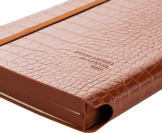 Type Center Daily Agenda A5 2027 Brown Leather 14x20.5cm (with Personalization)