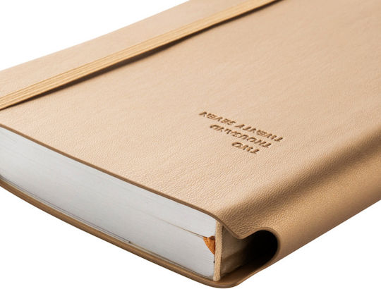 Type Center Ημερήσια Ατζέντα A5 2027 Χρυσή Δερμάτινη 14x20.5εκ. (με Προσωποποίηση)