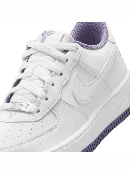 Air Force 1 Adidasi copii Albe