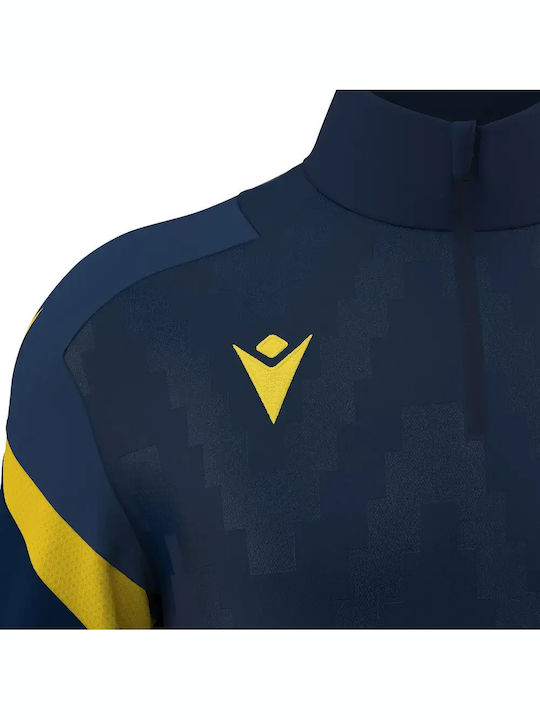 Hollow Blouse Navy/Yellow