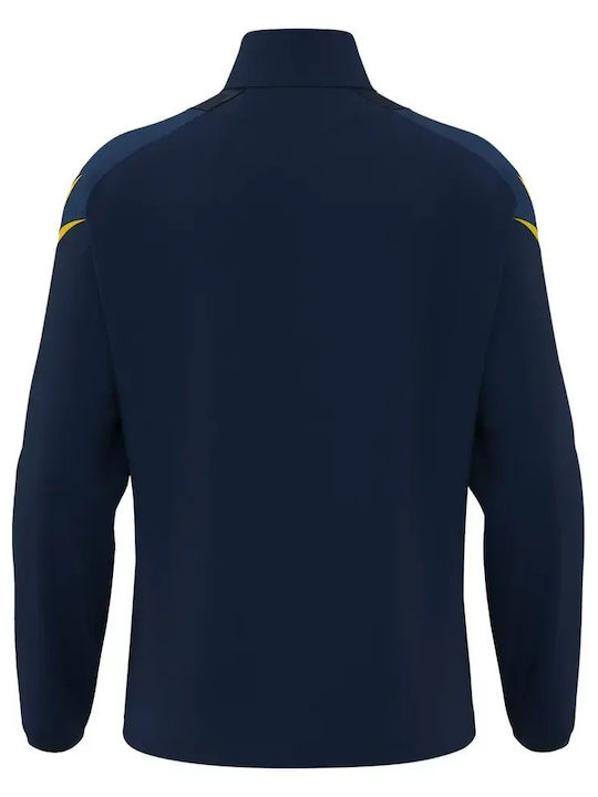 Hollow Blouse Navy/Yellow