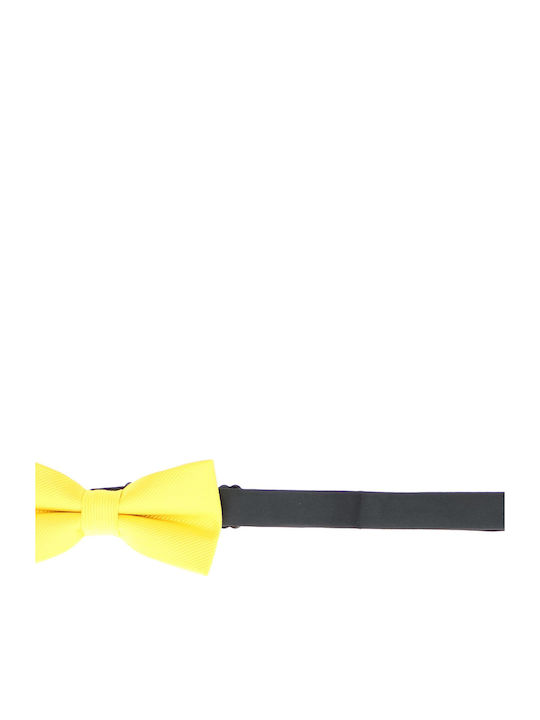 Papion Pentru Copii ButicCochet 9x5 Cm Model Liniar Galben Papc245