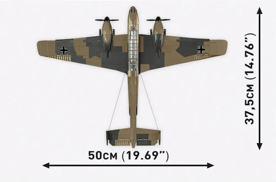 Cobi Cuburi de construit Messerschmitt BF 110C pentru 9+ Ani 578 Buc