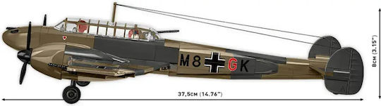 Cobi Cuburi de construit Messerschmitt BF 110C pentru 9+ Ani 578 Buc