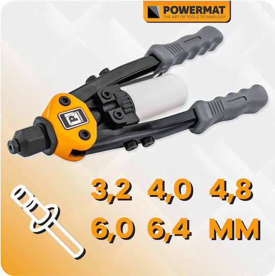 Lever Riveter Rivets 320mm 3.2-6.4mm Pm-nir-320t
