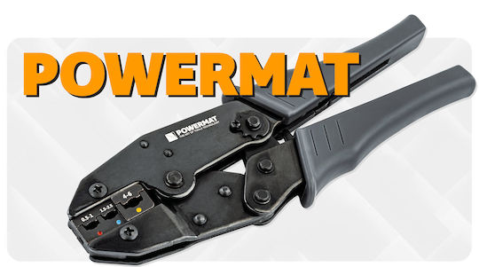 Powermat Presă Akrdektelor cu Mecanism cu Clichet (Lungime 220mm)