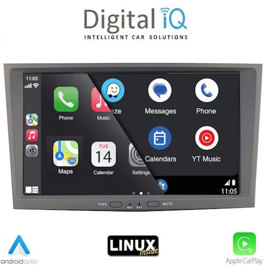 Digital IQ Автомобилна Аудио Система За Opel Corsa / Meriva / Tigra / Vectra 2003-2014 (Bluetooth/USB/Wi-Fi/GPS) С Touch Screen 8"