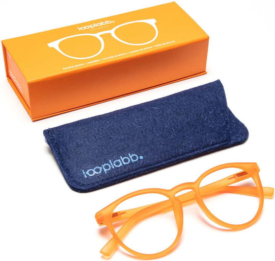 Looplabb Lesebrillen +1.50 in Orange Farbe