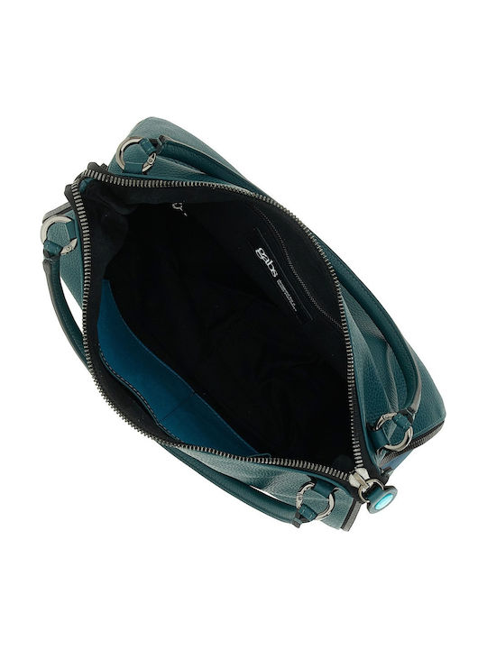 G14 Edgy Size Leather Women's Shoulder / Crossbody Bag Green