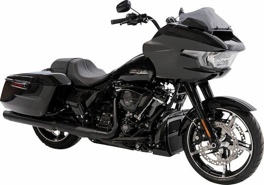 Klock Werks Мотоциклетна Желатина Carbon Flare Kww-01-0708-t Harley Davidson Fltrxstse 1977 Abs 24 Сив