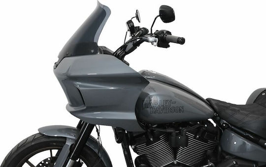 Klock Werks Мотоциклетна Желатина Carbon Flare Kww-02-0611-ds Harley Davidson Fxlrst 1923 Abs 22-24 Сива