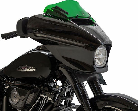 Klock Werks Мотоциклетна Желатина Карбон Колор Флеър Kww-01-0744 Harley Davidson Flhxse 1977 Abs 24 Зелена