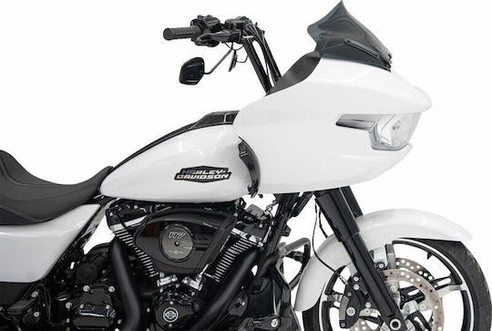 Klock Werks Мотоциклетна Желатина Carbon Sport Flare Kww-01-0706-ds Harley Davidson Fltrxstse 1977 Abs 24 Сив