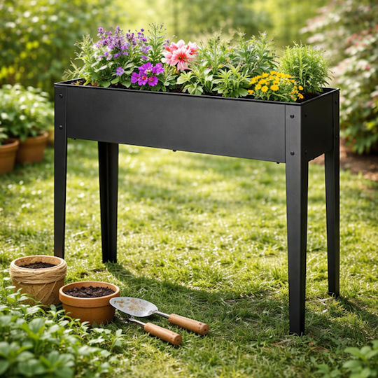 Gardalux Planter Box Antracit 75x26.5x75 cm Gardalux Planter Box Antracit 75x26.5x75 cm