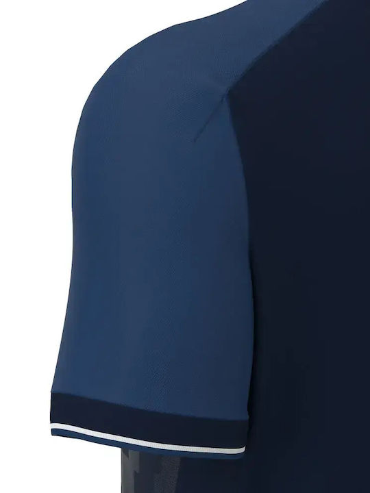 Echoes Herrenblusen Polo Marineblau/Weiß