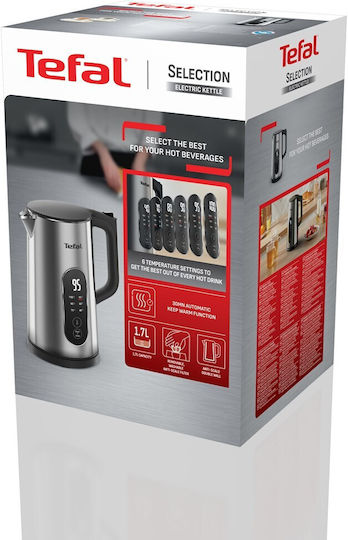 Tefal Soleil Βραστήρας 1.7lt 2400W Μαύρος