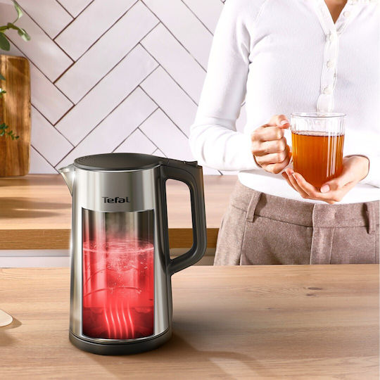 Tefal Soleil Βραστήρας 1.7lt 2400W Μαύρος