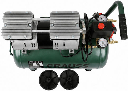 Ehome Single-Phase Air Compressor with Power 1hp and Air Chamber 24lt