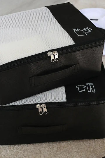 SteweHome Organizer Case Black 3 Pieces