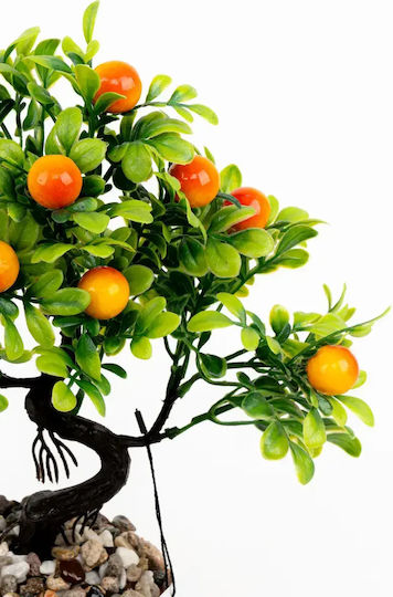 Stewehome Artificial Bonsai Tree Potted Wood Stone Detail