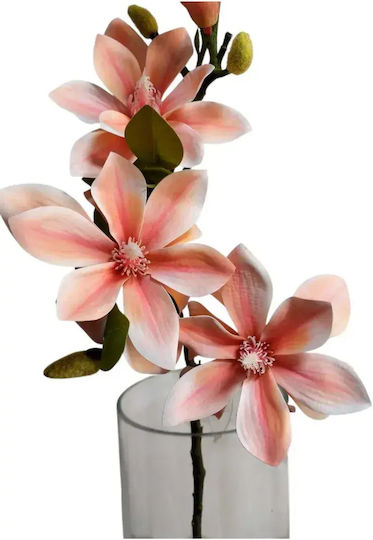 Stewehome Artificial Branch of Luxurious Magnolia Decorative Flower