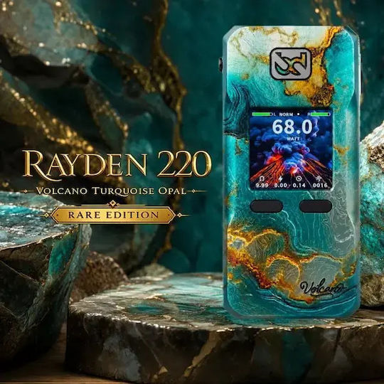 BD Vape Rayden 220 Box Mod 220W Τιρκουάζ