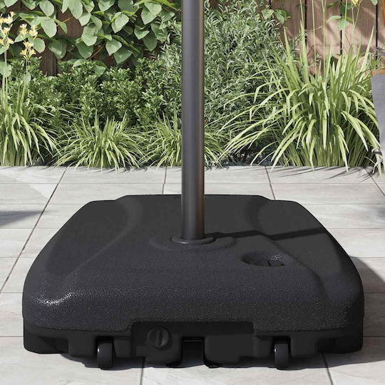 Gardalux Beach Umbrella Base Cross Plastic 58mm 60lt Black