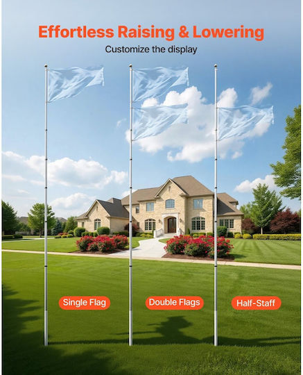 Flag Pole with a Stake