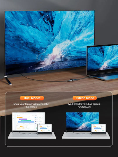 Cabletime CT-AV582-VGAH Μετατροπέας VGA male σε HDMI female