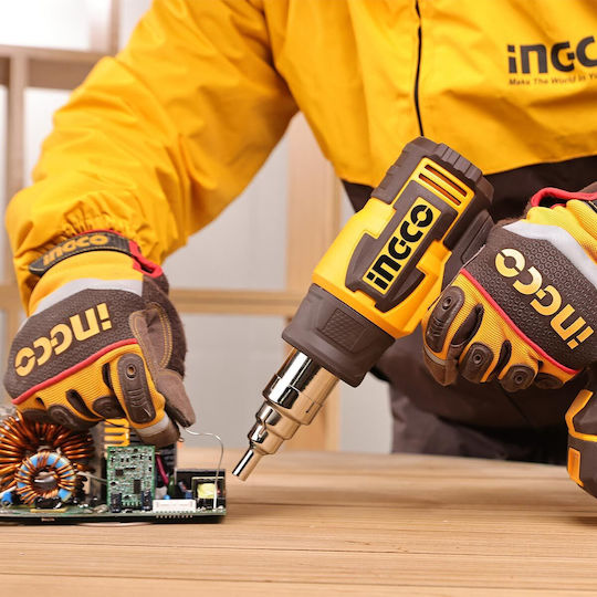 Ingco HGLI2008 Пистолет за горещ въздух 20V