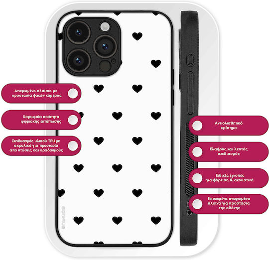 Sonique Heart Series Nothing Phone 4a Pro White Case