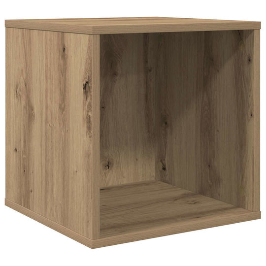 vidaXL Vinyl Record Album Box Artisan Oak 37 x 36.5 x 38 cm