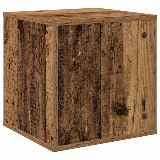 vidaXL Vinyl Record Album Box 2 Pcs Oak Wood 37 x 36,5 x 38 cm