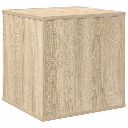 vidaXL Vinyl Record Album Box 2 Pcs Sonoma Oak 37 x 36,5 x 38 cm