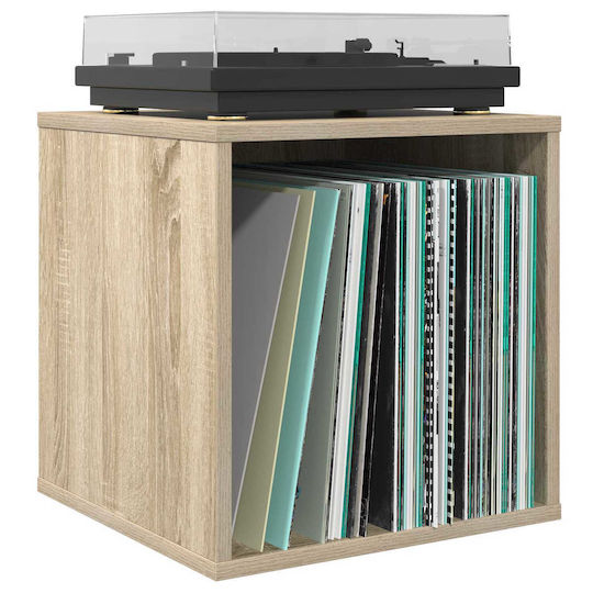 vidaXL Vinyl Record Album Box 2 Pcs Sonoma Oak 37 x 36,5 x 38 cm