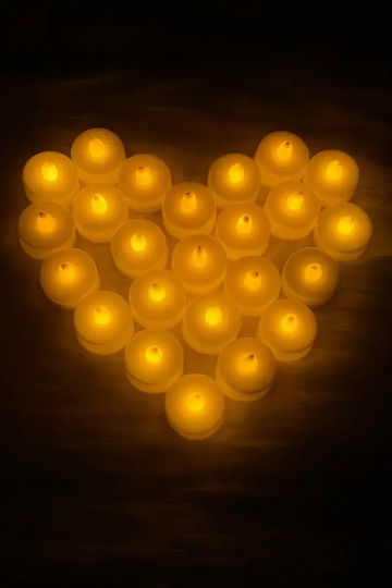 SteweHome Decorative White Candle 3x3cm
