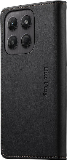 Motorola Edge 70 Fusion 5g Case Dierfeng Leather Wallet Black