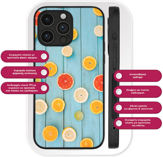 Θήκη Sonique Fruit Series Nothing Phone 4a Pro Γκρέιπφρουτ