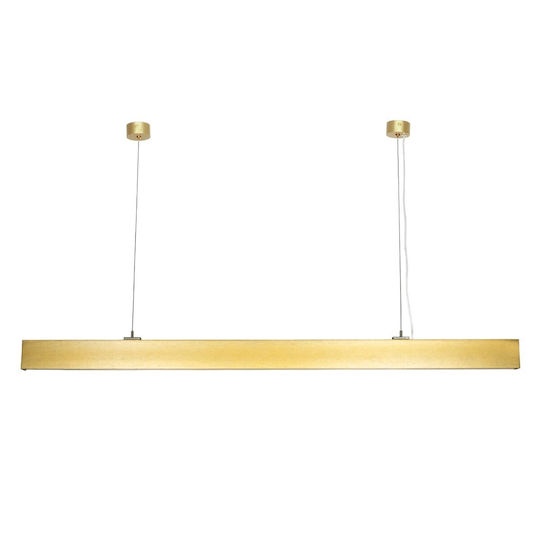 kelvo LED Commercial Linear Ceiling Lighting 72W Warm White IP20 with Adjustable Intensity L120xH7cm