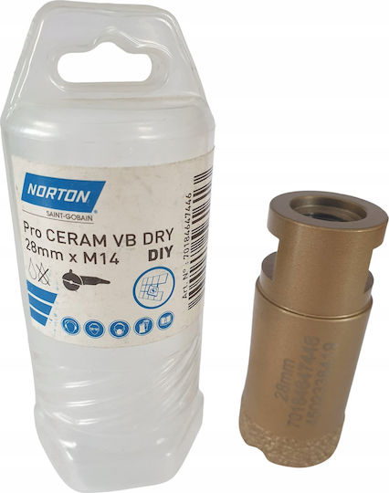 Norton Diamantkronen-Gewindeschneiden Trockenschnitt mit Durchmesser 28mm