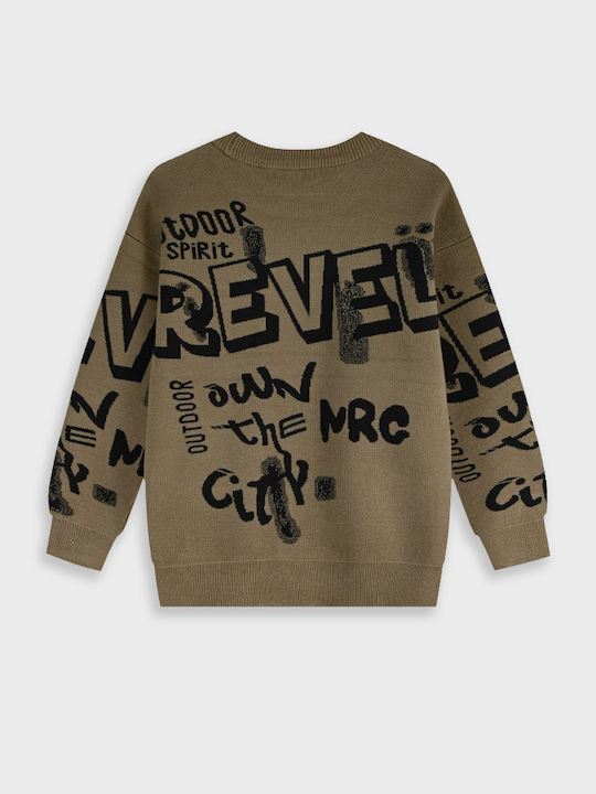 Kids Long-Sleeved Chocolate Sweater