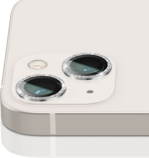 Zanaé Camera Lens Protector Iphone 13 In Tempered Glass & Aluminium Silver