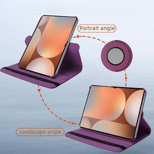 Smart Case 360° Rotativ Stand Book Cover Samsung Galaxy Tab S10 Fe S10 Lite Violet