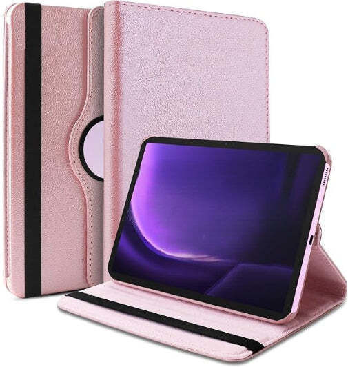 Smart Case 360° Въртящ се Стойка Book Cover Samsung Galaxy Tab S10 Fe S10 Lite Розово злато
