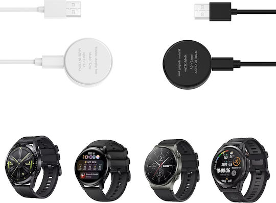 Honor Watch 4 Pro Smartwatch Magnetisches Ladekabel Saugnapf Länge 1m Weiß