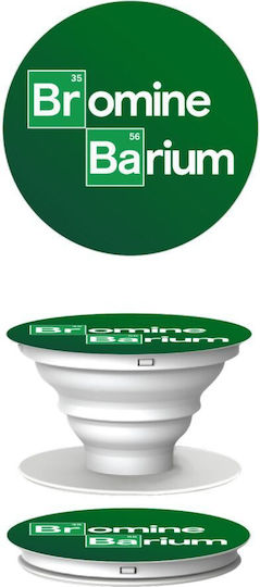 Breaking Bad Parody Bromine Barium Phone Holders Stand Weiß Λευκή Βάση Στήριξης Κινητού Στο Χέρι
