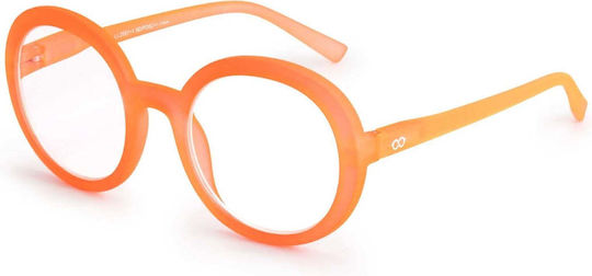 Looplabb Damentaugliche Lesebrillen +2.00 in Orangen Farbe