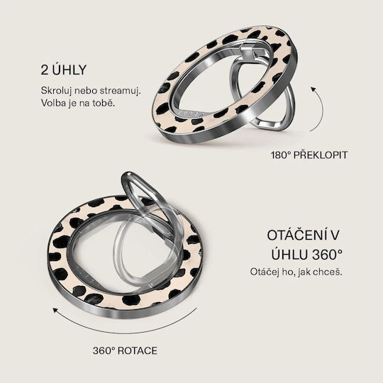 Burga Magnetischer Ring-Halter Silber Mandel Latte Fa_01mr_magnetic_ring_silver